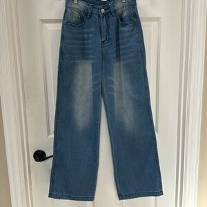 Franhais Women Wide Leg Denim Pants NWOT
